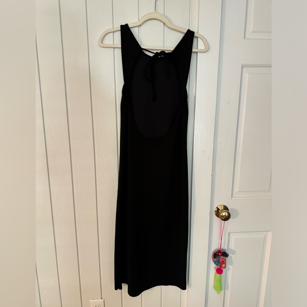 Zara Black Midi Dress (Size Small)